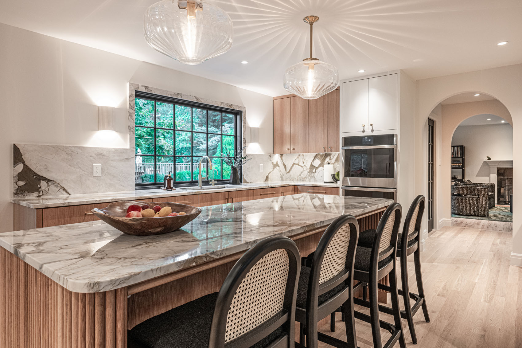 Kitchen renovation in Wilton CT by Stadler Construction